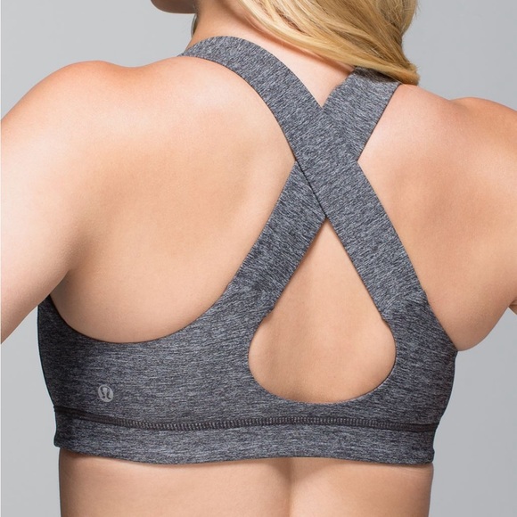 Lululemon All Sport Bra heathered gray size 6 - Picture 3 of 4